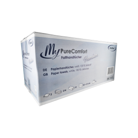 MyPureComfort Falthandtücher Premium 25 x 21cm 2-lagig